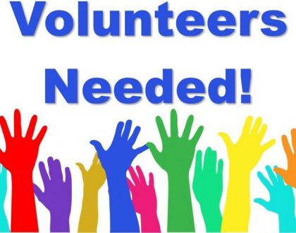 Volunteers at Sunday Services Required